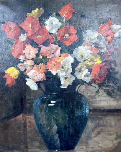 Henri Moreau (1869 1943) Bouquet of flowers...