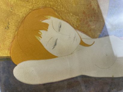 Alain Bonnefoit (b. 1937) - Original lithograph...