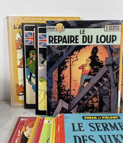 Lot de 23 bandes dessinées
Ensemble varié...