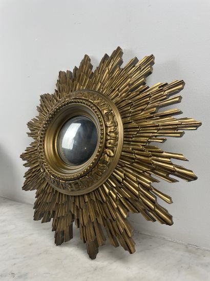 Witch mirror - frame with radiant decoration...