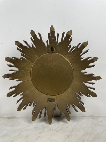 Witch mirror - frame with radiant decoration...