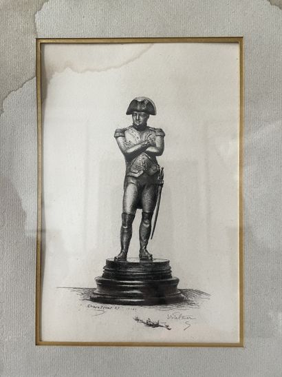Set of 4 military engravings (XIX XX century)...