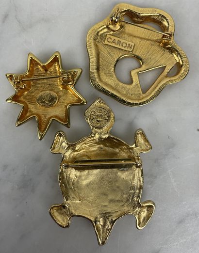 Set of costume jewelry from the 1980s - 1990s,...