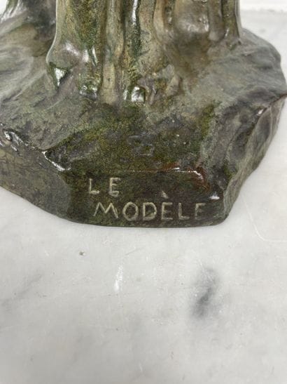 Pierre Theunis (1883 - 1950) The Model
Green...