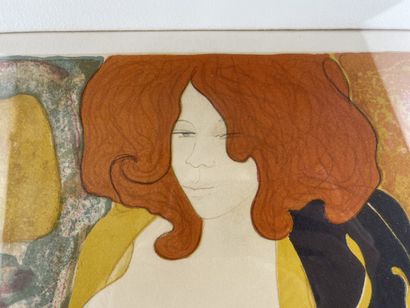 Alain Bonnefoit (b. 1937) - Original lithograph...