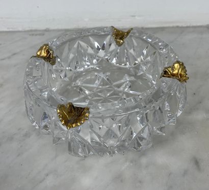 Cut-crystal ashtray 1970s
Circular ashtray...