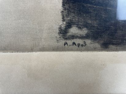 Apol Armand (1879-1950) Small Dutch port

Etching...
