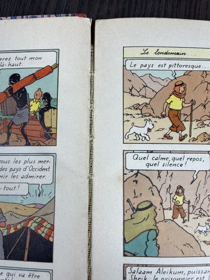 Hergé Les Cigares du Pharaon Belgian original...