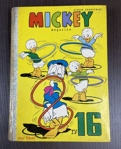 Mickey Album n°16 (from n°391 to n°416) 1959...