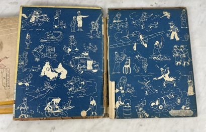 Hergé Tintin Set of 3 albums: Original color...