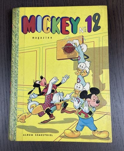 Mickey Album #12 (#287 to #312) 1956 Collectif
Hardcover...