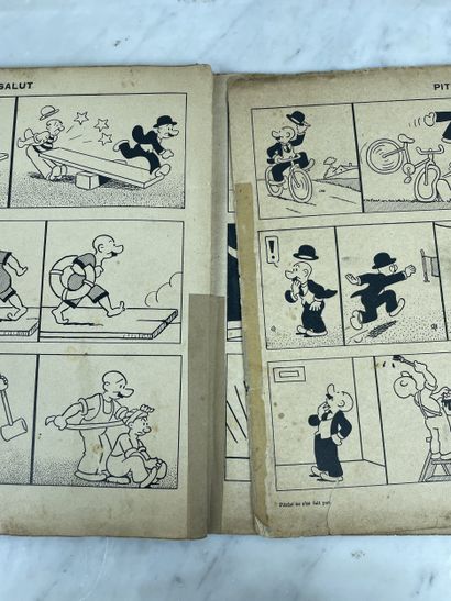 Lot of two vintage illustrated albums: Alek...