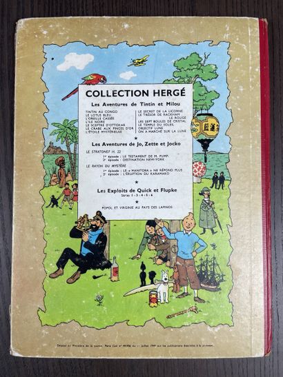 Hergé Flight 714 to Sydney Belgian Edition...