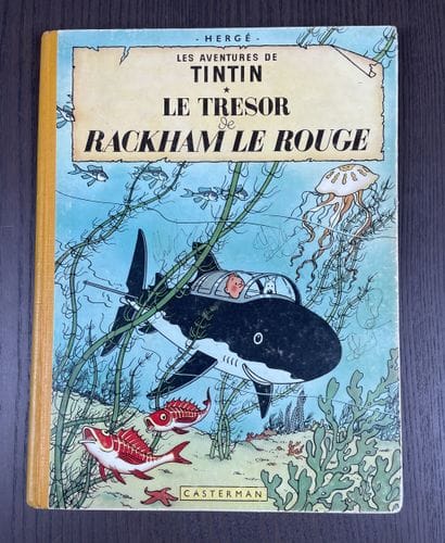 Hergé Le Trésor de Rackham le Rouge Four-color...