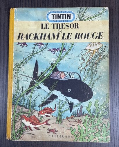 Hergé Le Trésor de Rackham le Rouge Yellow...