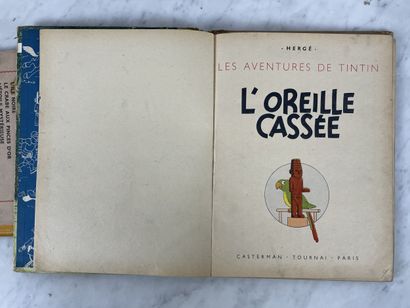 Hergé Tintin Set of 3 albums: Original color...