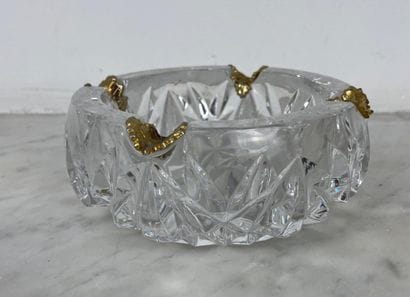 Cut-crystal ashtray 1970s
Circular ashtray...