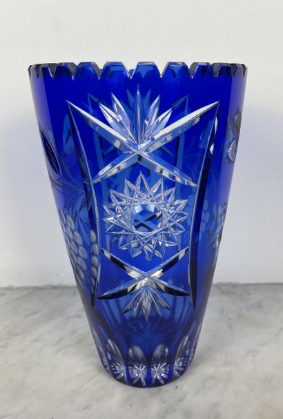 Val Saint-Lambert - crystal vase
Cut crystal...