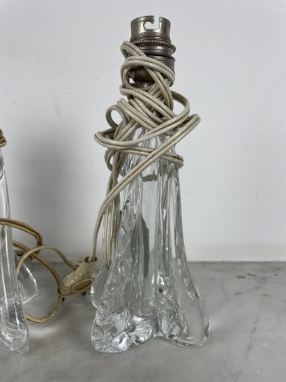 Lot de trois pieds de lampes de chevet en...