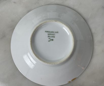 Raynaud Limoges hard porcelain Set of coffee...