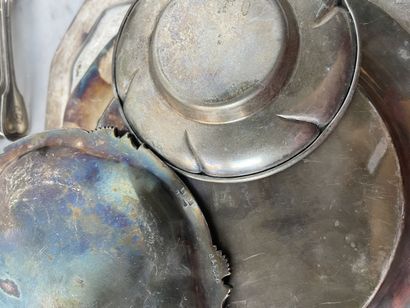 Manufactures diverses - Silverware lot: heterogeneous...