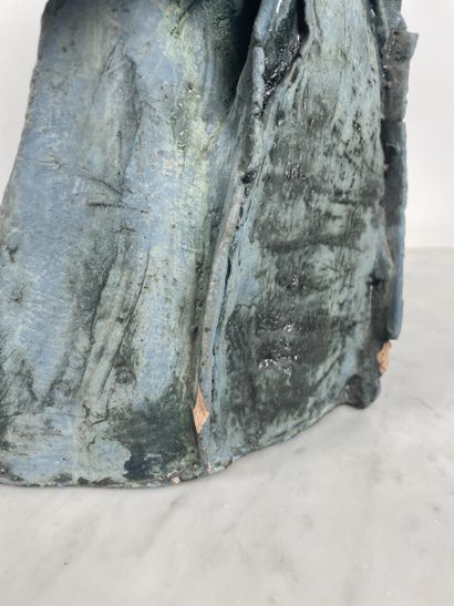 Céramiste non identifiée - Grande sculpture...