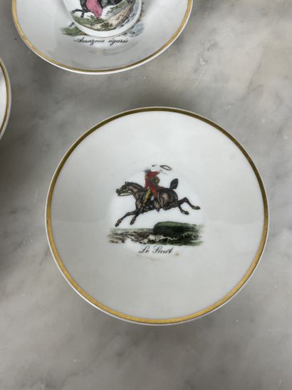 Raynaud Limoges hard porcelain Set of coffee...