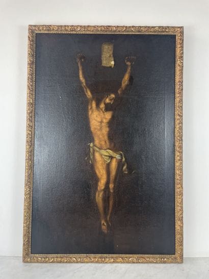 Ecole européenne Crucifixion XVIII siècle...