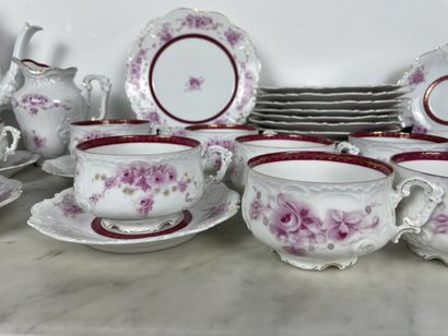 Germany Elisée Service à thé en porcelaine...