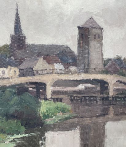 Jean-Baptiste Scoriel (1883 - 1956) La Sambre...
