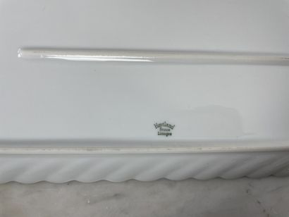 Two rectangular porcelain dishes Haviland...