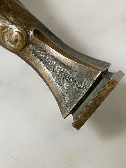 Kratina Joseph M. (1872 1953) Sceau en bronze...
