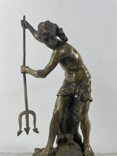 Gaudez Adrien Etienne (1845 1902) Le Pêcheur
Sculpture...