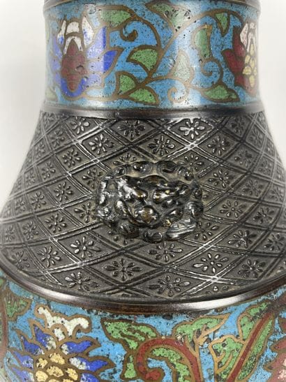 In the taste of China Black patinated metal...