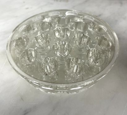 Val Saint-Lambert - Crystal flower holder...