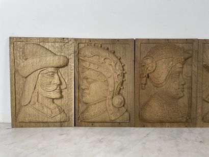 Europe, milieu XXe - Ensemble de six plaques...