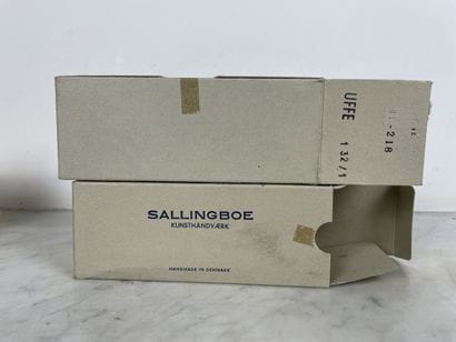 Sallingbøe Kunsthåndværk - Pair of glazed...