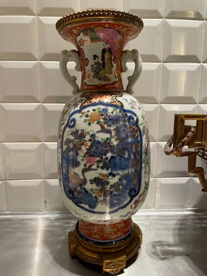 Japan (Arita) & Europe (probably Belgium)
Garniture...