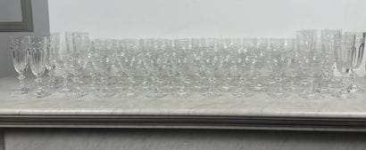 France / Belgium, XX century Crystal glass...