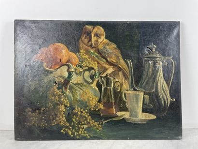 Fritz VAN LUPPEN Nature morte au service...