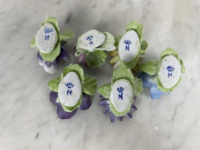 Porcelain pocket organizer decorated with...