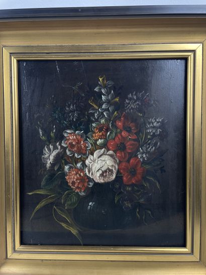 Ecole flamande du XIX siècle, Nature morte...