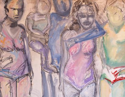 Christel Legisa - Holiday family - 2018

Oil...