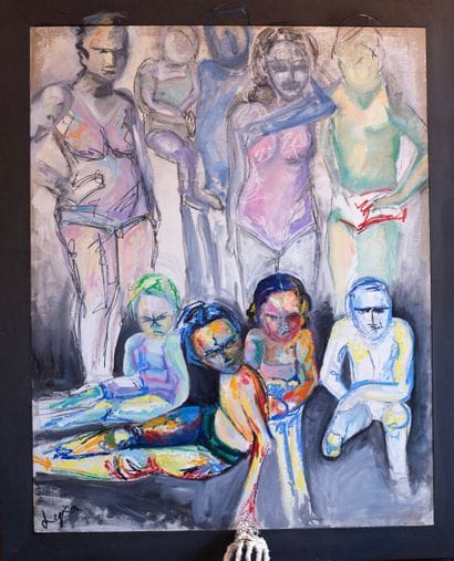 Christel Legisa - Holiday family - 2018

Oil...