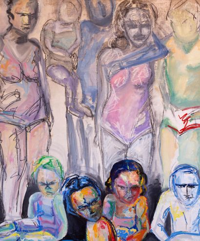 Christel Legisa - Holiday family - 2018

Oil...