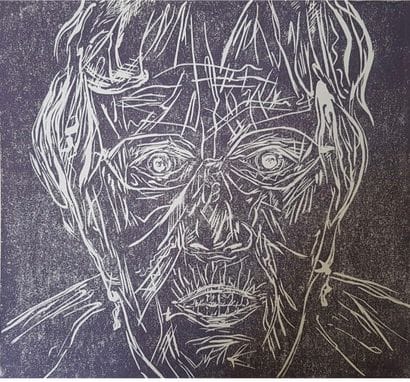 Christel Legisa - Portrait IV - 2018

Linocut...