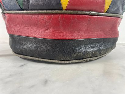 Set of 5 hand/shoulder bags, 1975 1990, leather...