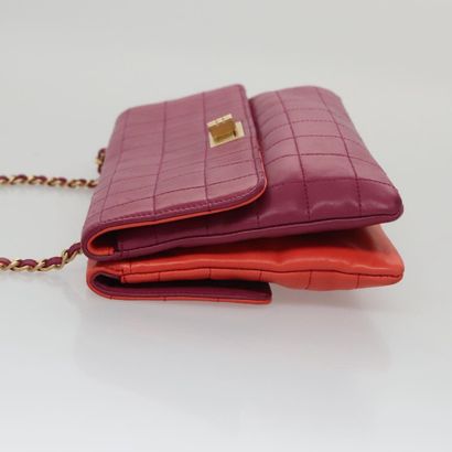Chanel Vintage Chocolate Bar Double Flap...