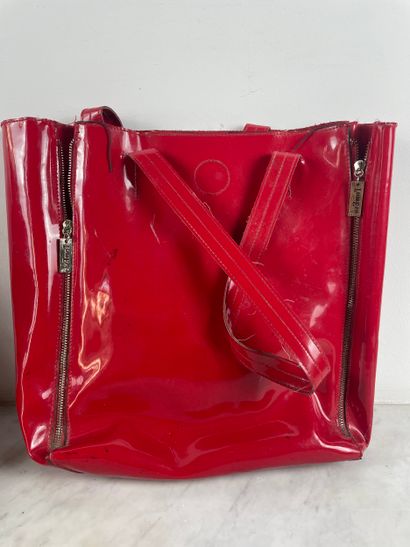 Set of 5 hand/shoulder bags, 1975 1990, leather...