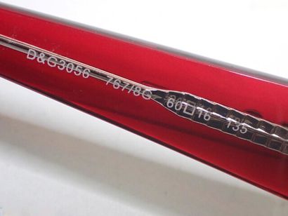 Dolce & Gabbana Welcome Glasses
Red plastic...